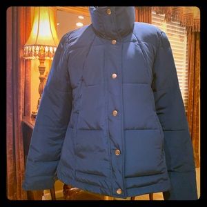 Ann Taylor Loft Teal Puffer Jacket